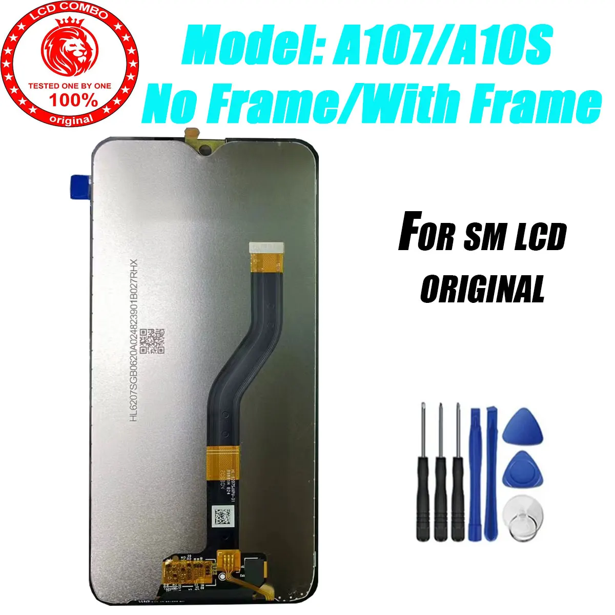 

6.2" Original With Frame For Samsung galaxy A10s lcd Digitizer A107/S A107F A107FD A107M Display Touch Screen Digitizer Assembly