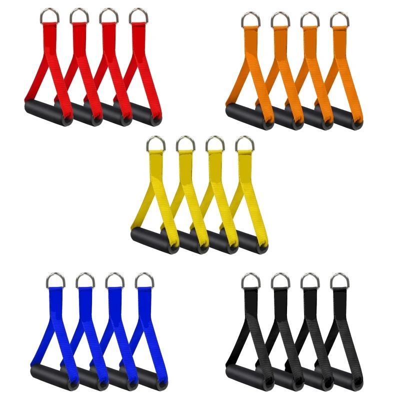 

Resistance Band Handles Sturdy Exercise Fitness Strap Grips for Pulley LAT