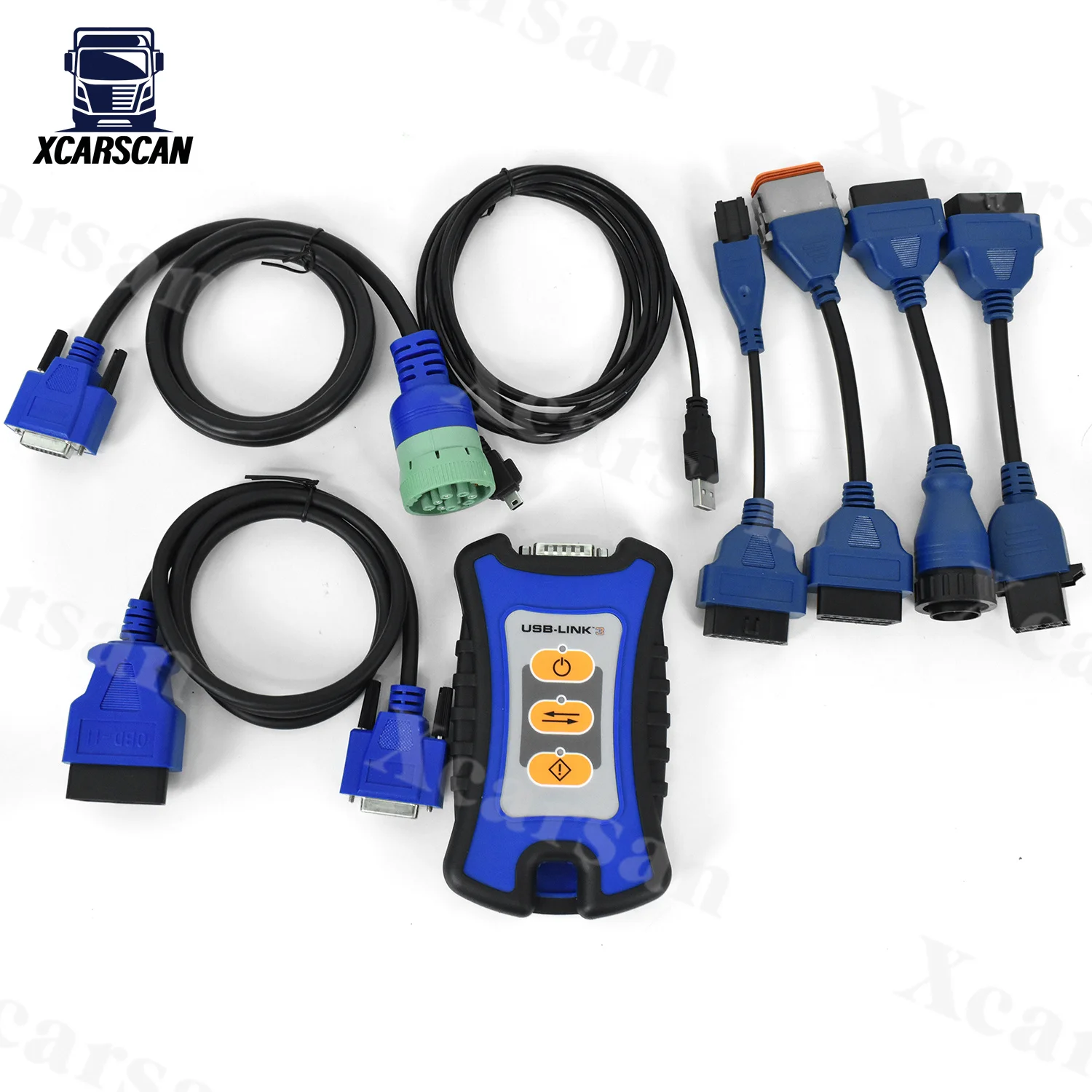 Дизельный двигатель OBD для USB-Link 3 CAN FD тяжелых грузовиков OBD2 USB-кабель диагностики