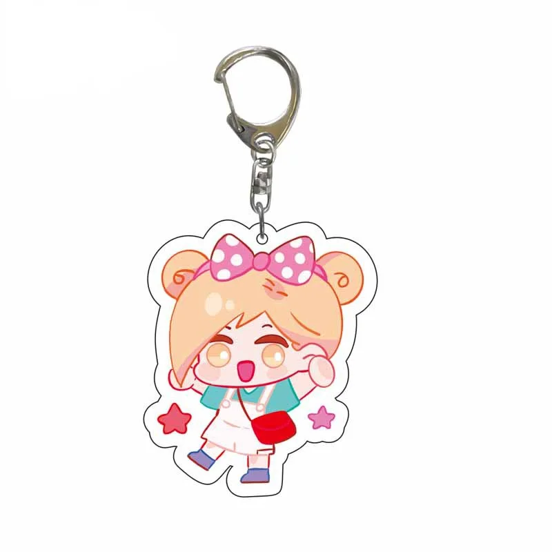 

Keychain Jujutsu Kaisen Anime Peripherals Wujo Gofu Black Hui Huzhang Yuren Keyring Accessories Acrylic Pendant Women Men Gift