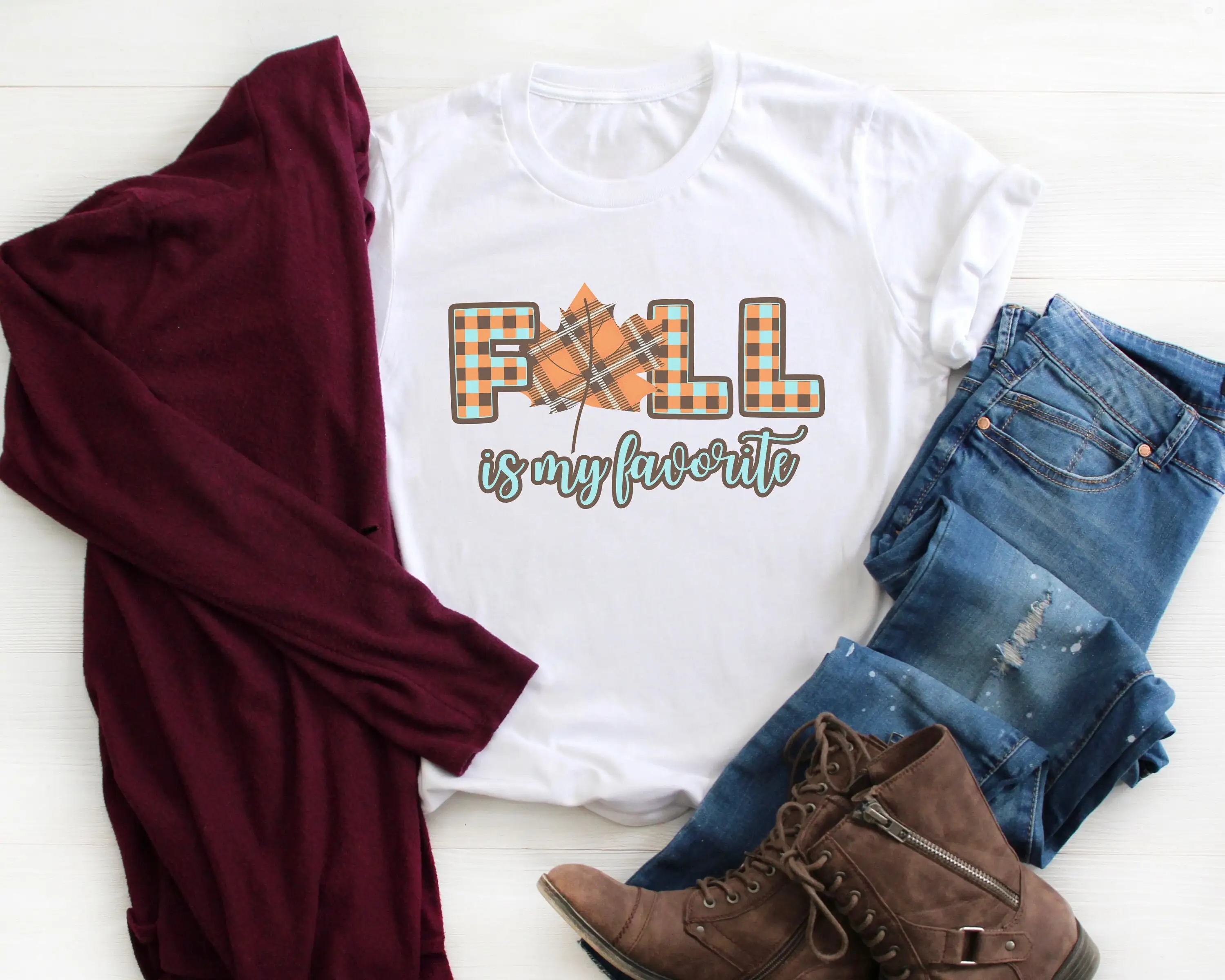 Футболка Fall Is My Favorite Leaves Lover Autumn Favor Leave Hello