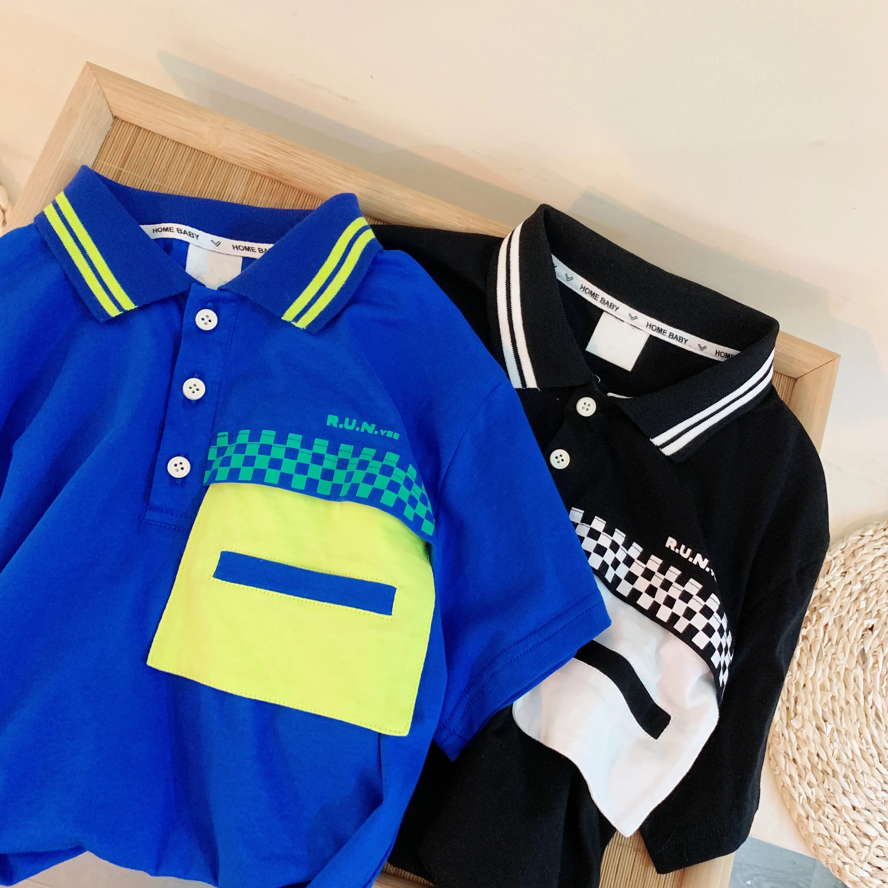 New Products in Summer Customized POLO Shirt For Boys Fashion Casual children's T-shirt Short Sleeve High-Quality Clothing