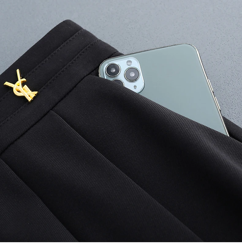 Женская осень/зима 2024 черная/кофейная юбка плиссированная модная женская с