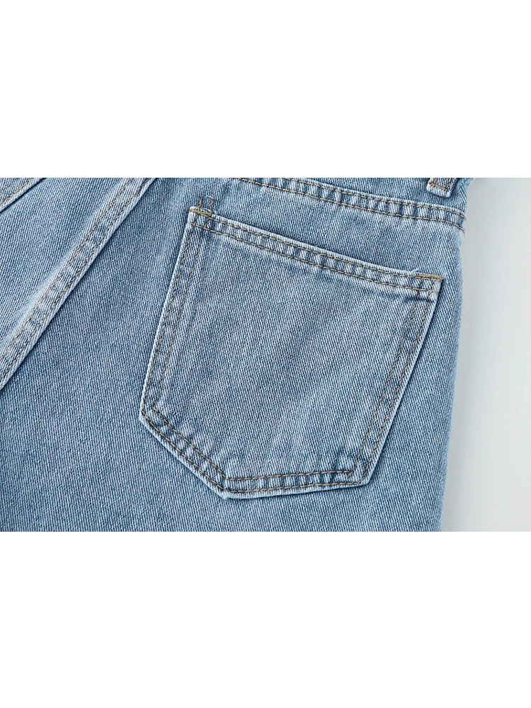 Шорты женские джинсовые с завышенной талией классические повседневные Модные