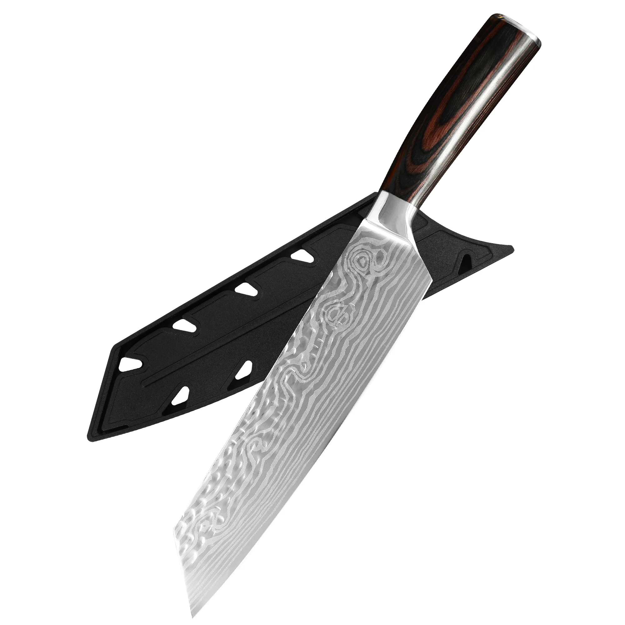 

Японские кухонные ножи Qing, инструмент из нержавеющей стали, 8 дюймов, шеф-повар, кухонный нож, флилятор, нож для мяса, мясника, Новинка