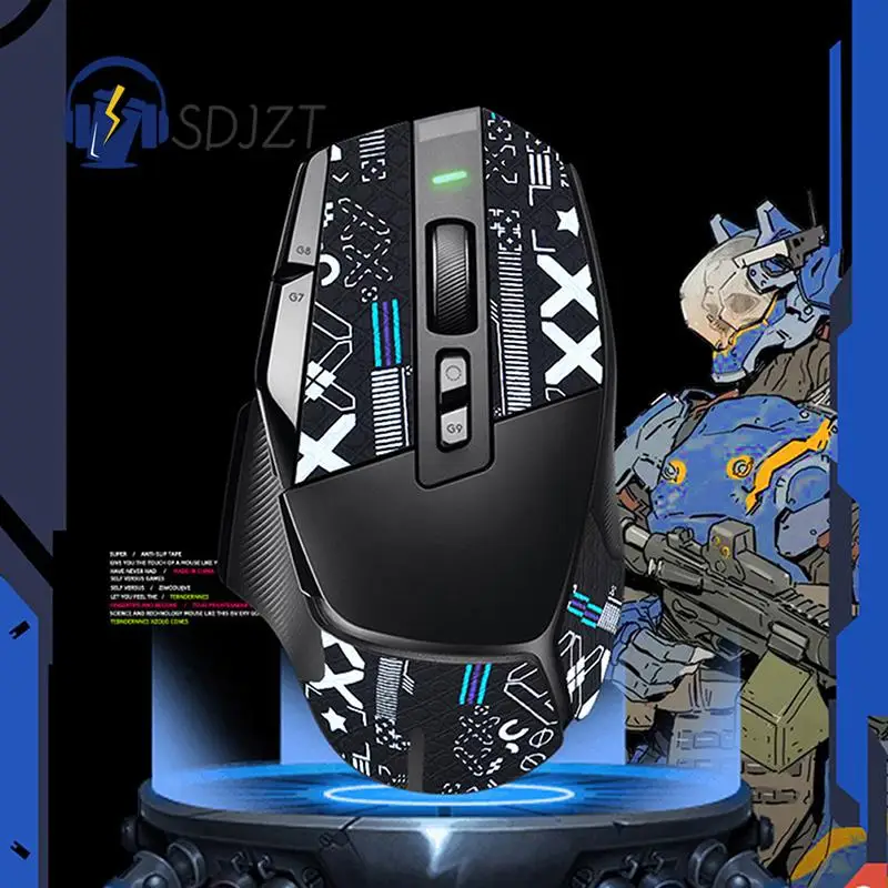 

Липкая лента для мыши, наклейка для скейта для Logitech G502X G502X PULS, нескользящая, потоотделяющая кожу, для G502X, беспроводная мышь LIGHTSPEED