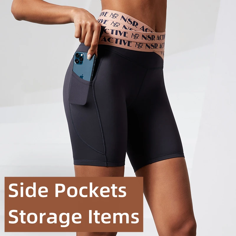 2022 Summer New Women High Waist Workout Short Legging Fitness Yoga Shorts Scrunch Butt Yoga Running Short Sport Gym Leggings