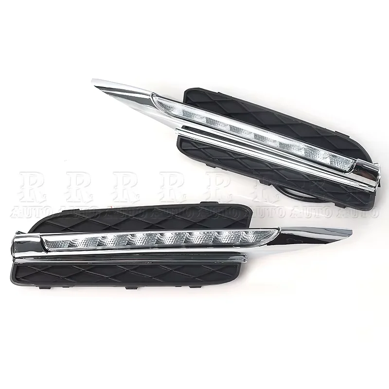 

R-AUTO DRL для BMW X5 E70 2007 2008 2009 2010 светодиодный передний бампер дневные ходовые огни дневного света светодиодные противотуманные фары крышка