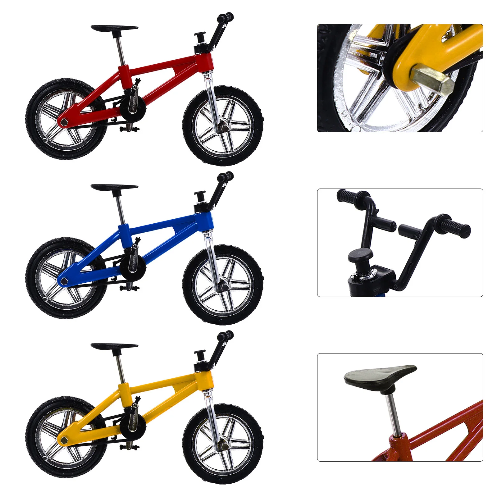 

3pcs Mini Finger Bike Toys Fingertip Movement Supplies Finger Training Device