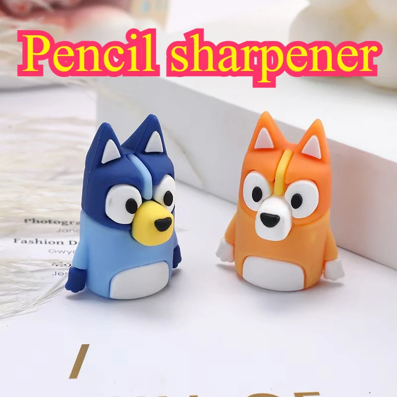 2 шт./компл. милая точилка для карандашей Bluey and Bingo аниме-фигурки фигурки модель