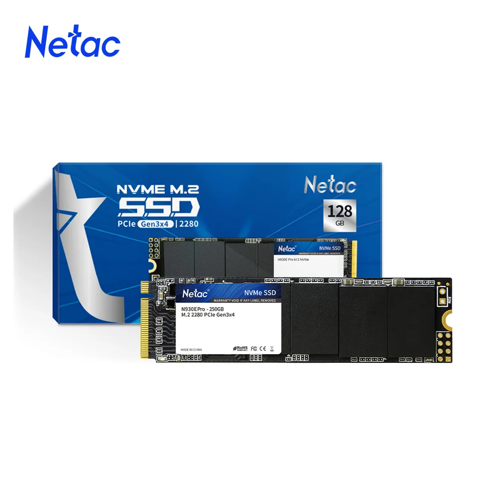 Жесткий диск Netac M2 ssd 256 ГБ NVME SSD 1 ТБ M.2 2280 PCIe 128 512 Внутренний твердотельный для