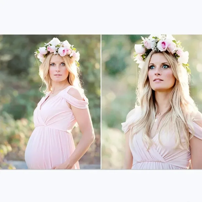 Сексуальный реквизит для фотосессии беременных длинное платье женщин платья с