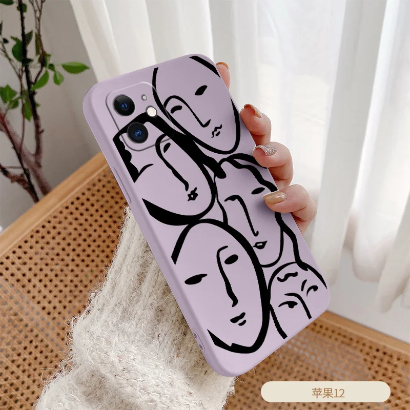 

NOHON phone Casing Soft Case For SAMSNUG NOTE 20 ULTRA 10 LUS LITE 9 8 line lady Luxury Straight Edge back cover
