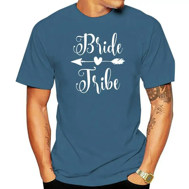 

Women T Shirt Bride Tribe Arrow Print Tshirt Women Short Sleeve O Neck Loose T-shirt Ladies Causal Tee Shirt Clothes Tops