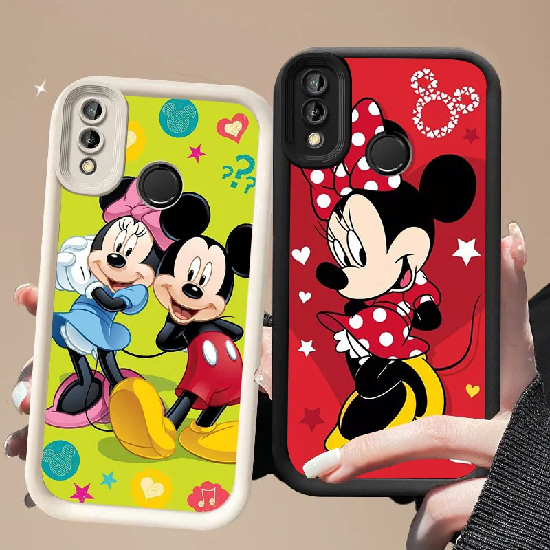 Чехол для телефона JT-10 с Минни Маус Huawei Nova Y61 Y70 Y70S Y90 Magic 5 6 P Smart Mate 20 30 40 50 Pro Plus сзади