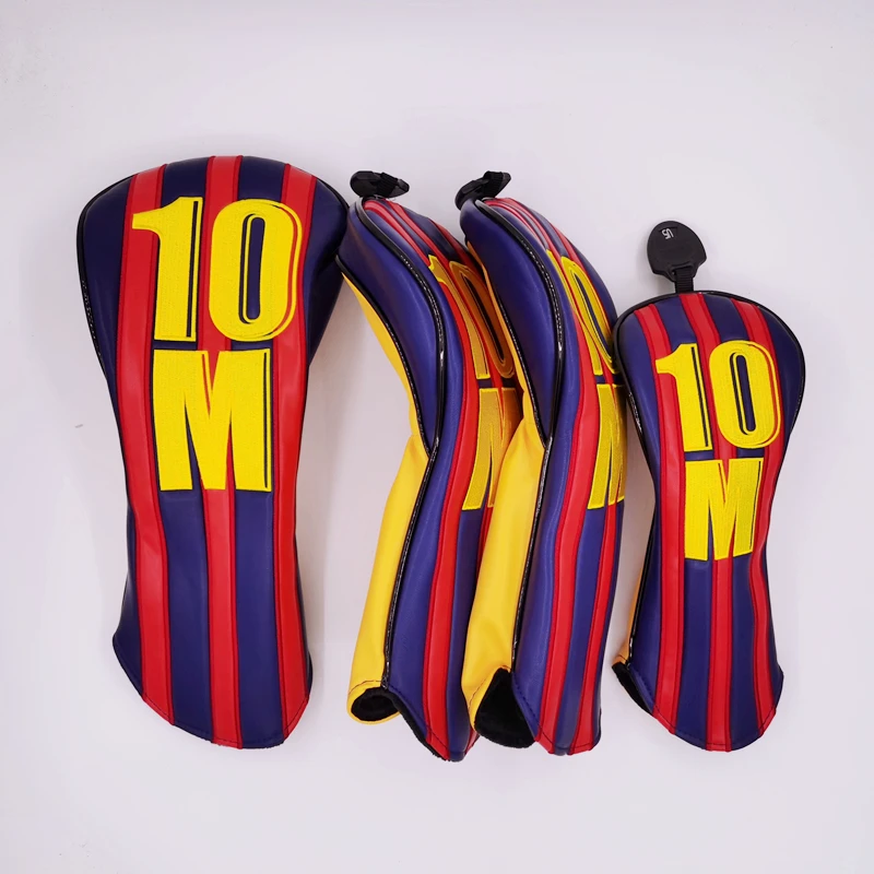 

10M Golf Woods Head Covers PU Golf Driver Fairway Woods Hybrid Headcovers Drop Shipping