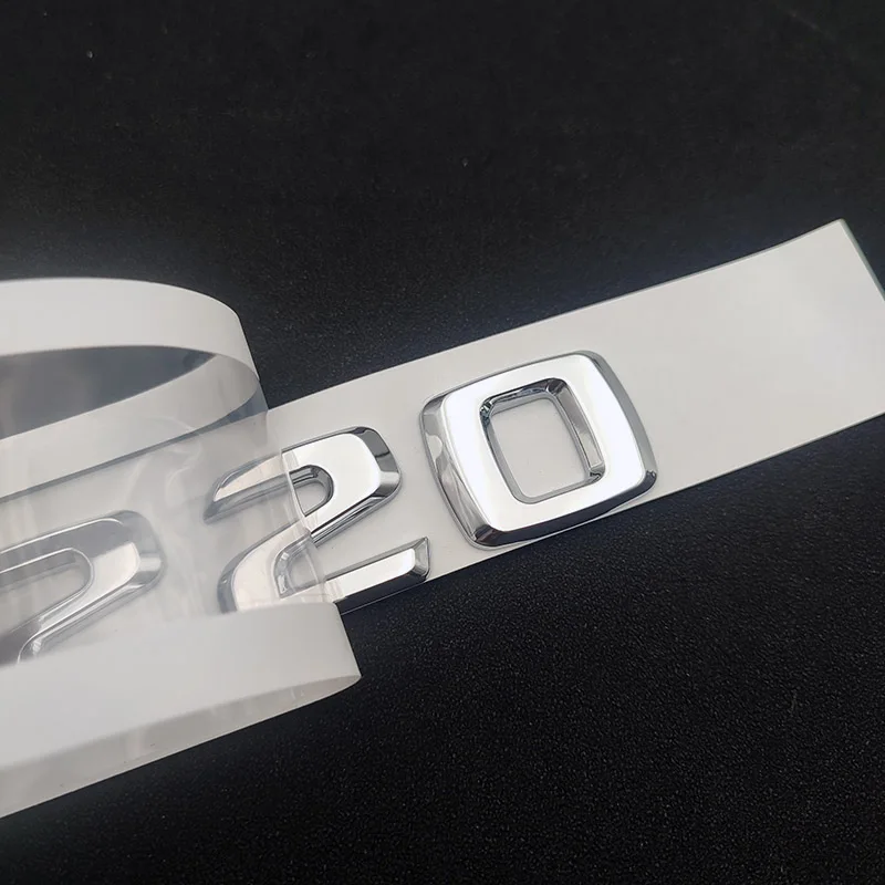 3d-эмблема багажника из АБС-пластика значок с буквами E270 C220 C230 SL55 SLK200 наклейка