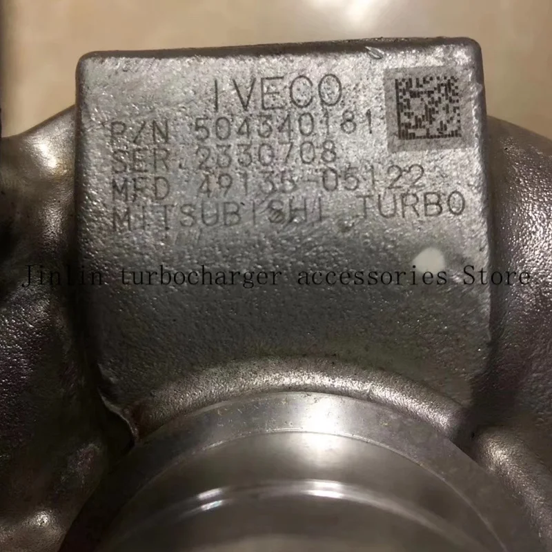 

Turbo 49135-05122 for Ducato 2.3T 49135-05120 Turbocharger for F1A Engine Ivenco Euro VI 50434018 53039880114