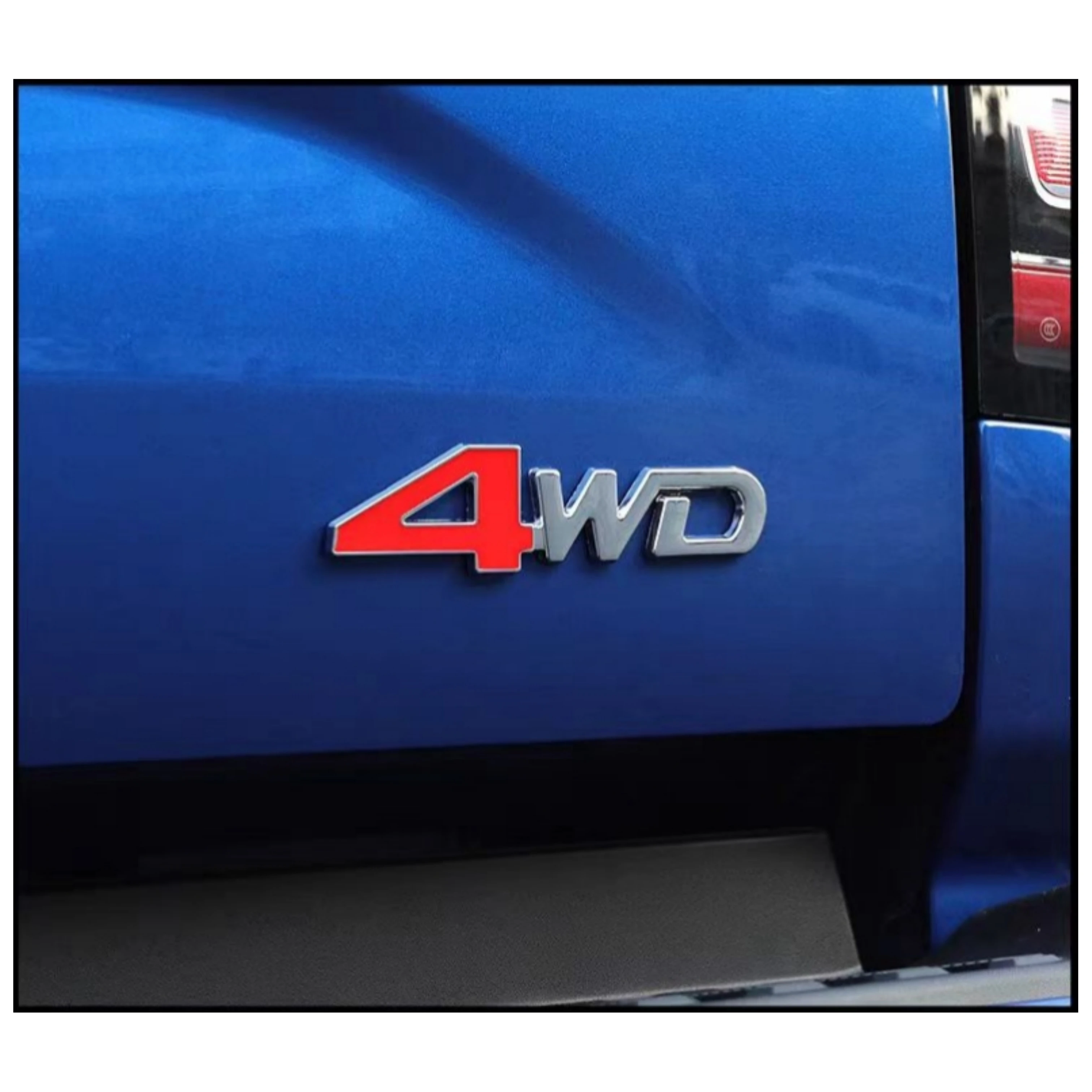 4WD логотип наклейка 3D металл для Prius i20 i40 Tucson Compass Renegade Patriot Wrangler автомобильное