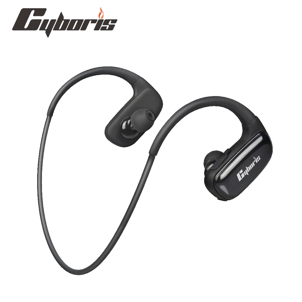 Наушники для плавания Cyboris водонепроницаемые 16 ГБ Mp3-плеер гарнитура с синим