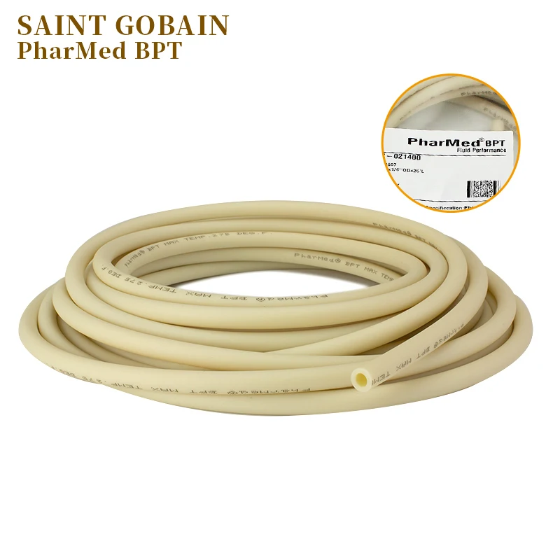 

JIHPUMP Saint-Gobain Food Grade Tygon Rubber Hose Medical Pharmed BPT Tubing Peristaltic Pump Tube high quality tube