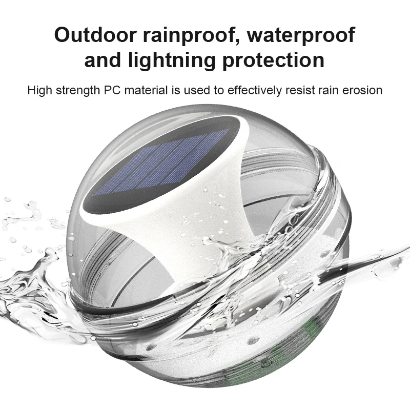 

Solar LED Floating Light Outdoor Garden Floating Water Ball Lamp Swimming Pool Decoration Solar Decor Lamps Party Night Light