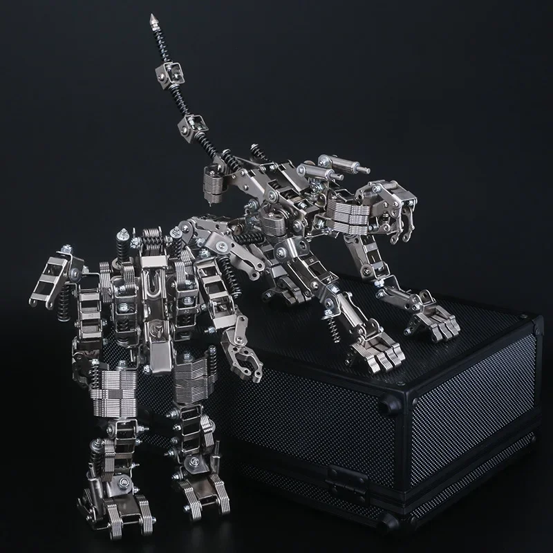 439 шт. DIY металлическая сборка с длинными зубьями модель льва комплект