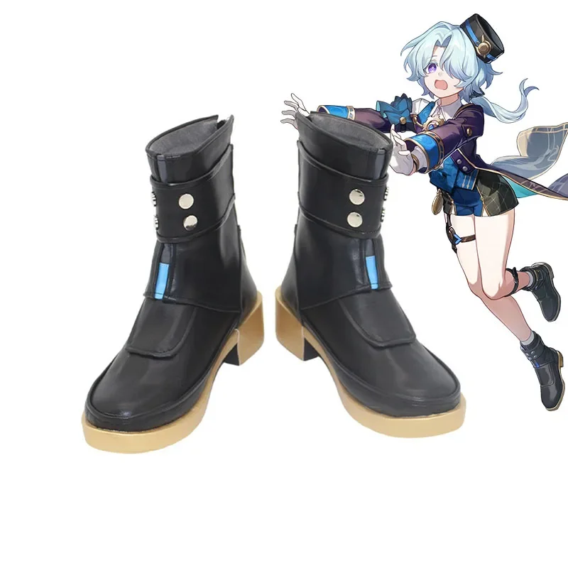 Обувь для косплея игры Honkai Star Rail Misha ботинки из искусственной кожи женщин и