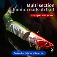 luya bait 6 5g9cm bionic bait fresh sea water long distance artificial lure lure lure bait black back green body
