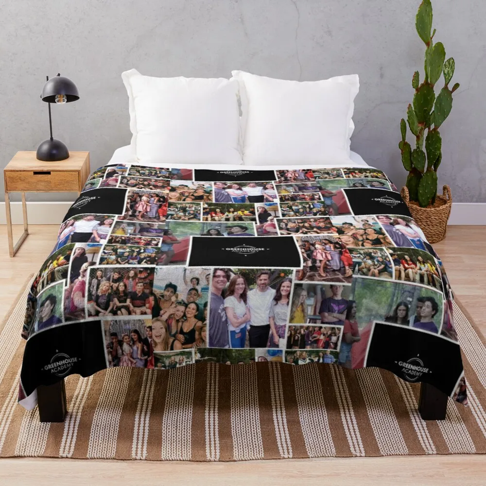 

Greenhouse Academy Collage Throw Blanket Personalized gift