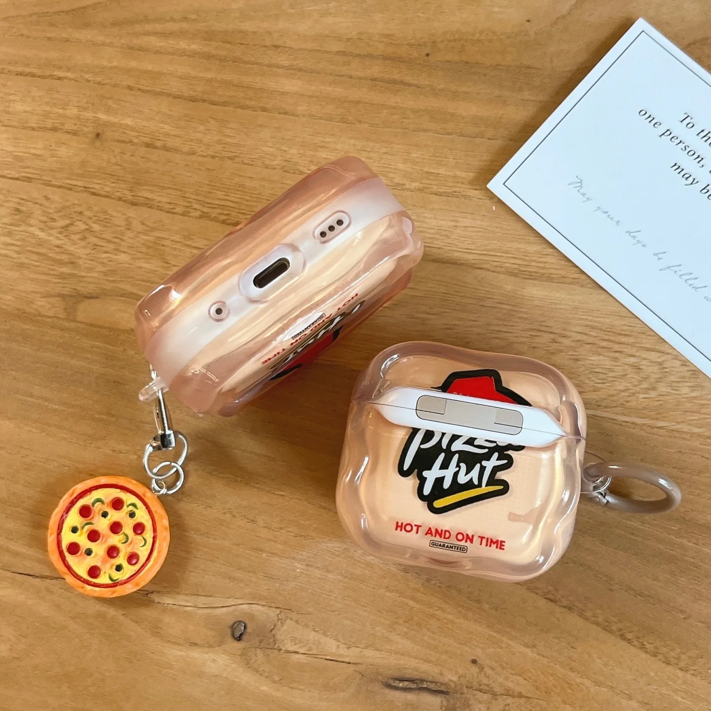 Защитный чехол Spooky Pizza для Airpods 34, совместимый с Pro3Pro2, для наушников 23 поколения, минималистичный дизайн, для женщин (art.: 3920da2ca30a0) - 3920da2ca30a0