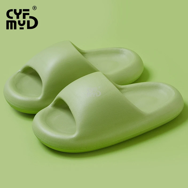 Home Slippers for Women Light Soft Slippers EVA Comfortable House Slippers Non-slip Bathroom Slides Male Platform Shoes Summer