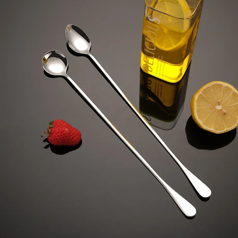 30 См Выдвижная Барная Ложка Телескоп Из Нержавеющей Стали Длинная Для Смешивания