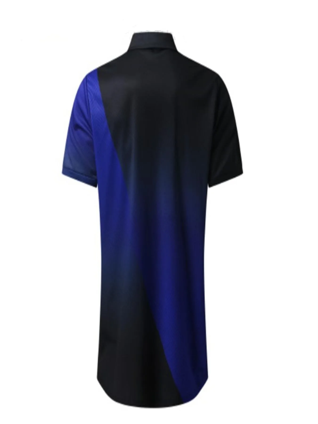 New Men's Golf Clothes 3D Gradient Color Printed POLO Shirt Short Sleeve and Casual Shorts 2-Piece Fashion T-shirt Suit Men