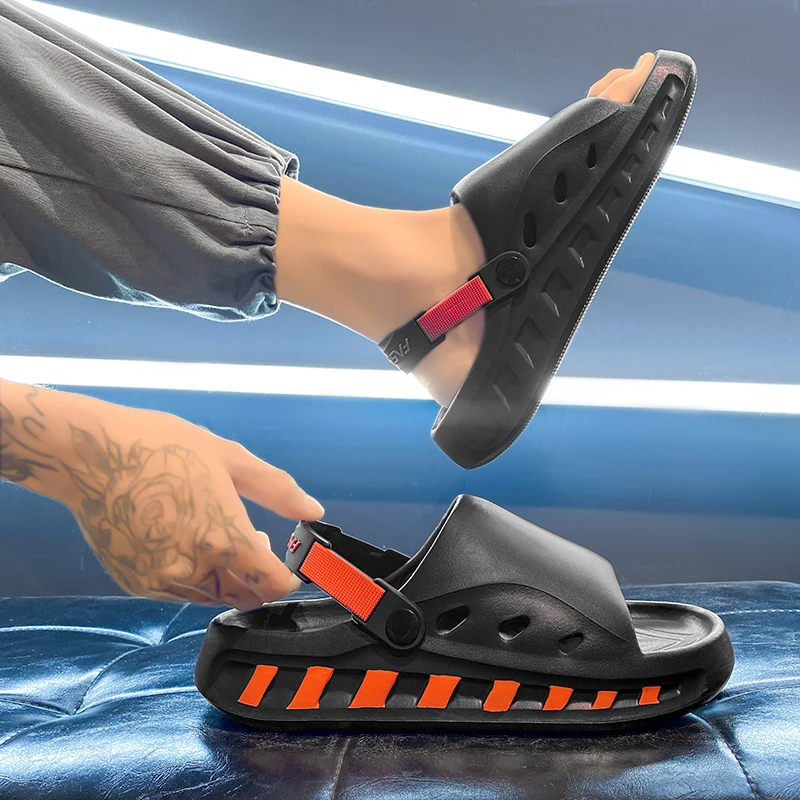 Мужские летние босоножки повседневные дизайнерские шлепанцы для мальчиков