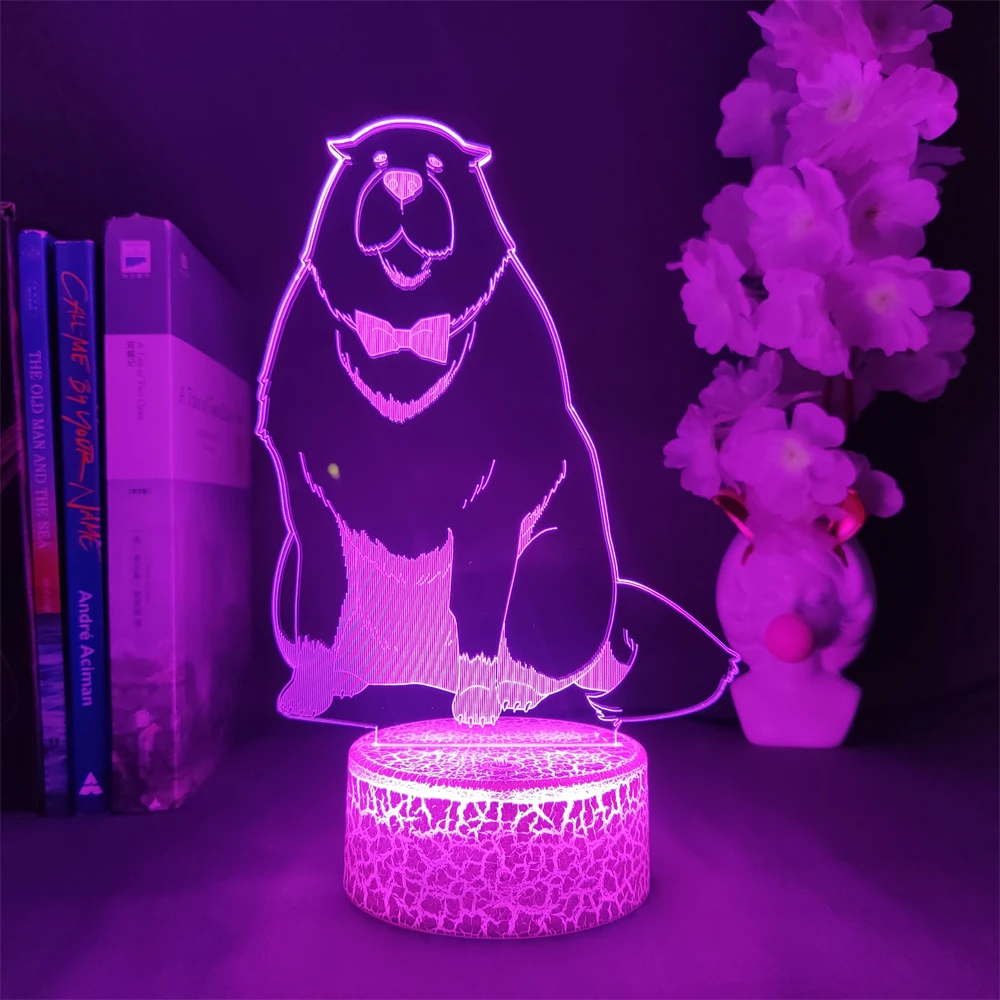 

3D Anime SPY X FAMILY Bond Forger LED Night Light Bedroom Decoration Lamp Manga Nightlight Lava Lamp Gaming Room Decorating Gift
