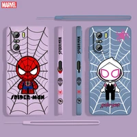 marvel hero spiderman cool for xiaomi redmi k50 k40 gaming 10 9 9a 9t 9at 8 8a 7 6 pro 4g 5g liquid left rope phone case fundas