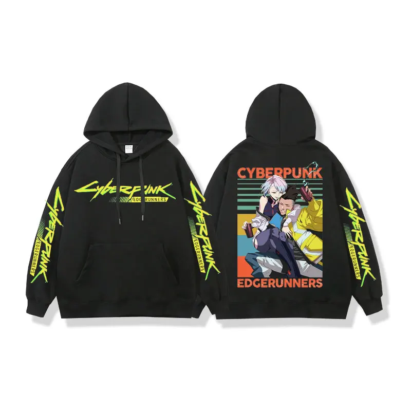 

Cyberpunk Edgerunners Graphic Hoodies Lucy Hoodie David Martinez Sweatshirt Man Ulzzang Streetwear Men Women Fashion Pullover