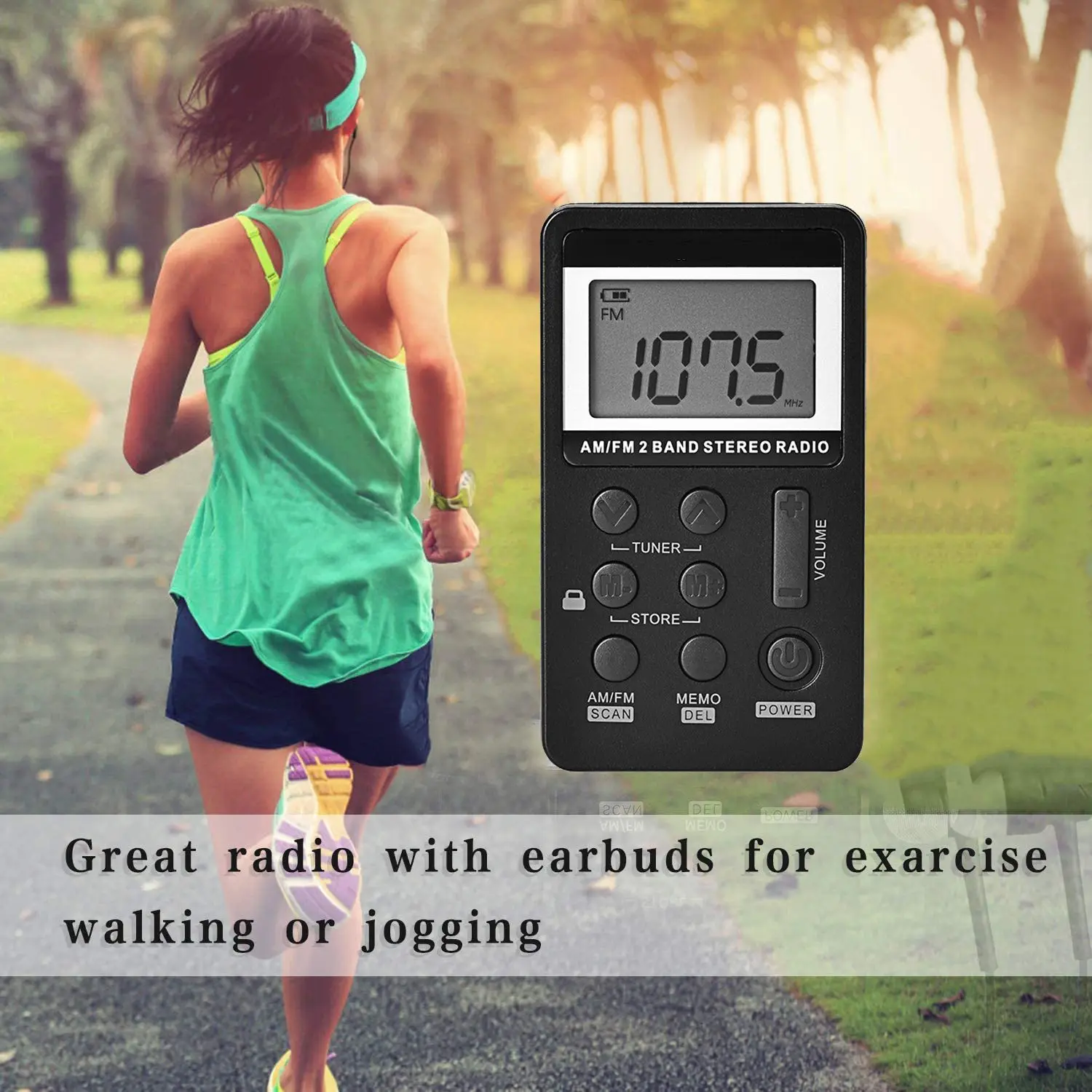 Индивидуальное цифровое AM FM-радио FM компактное транзисторное радио со