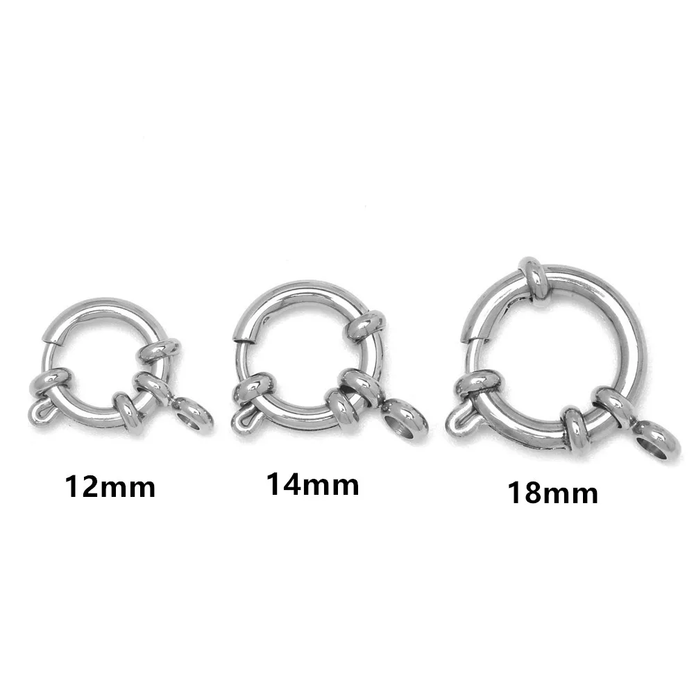 3 шт./лот матросские застежки из нержавеющей стали подходят для шармов браслетов