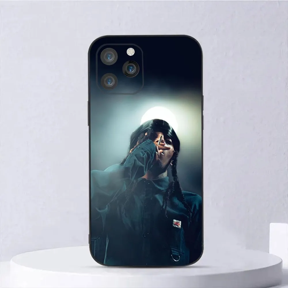 Чехол для телефона Playboi C-Carti Rapper iPhone 16 15 14 13 12 11 Plus Pro Max XS X XR SE Mini 8 7 мягкий
