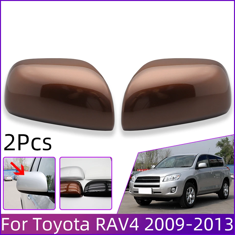 

2 шт., крышка для зеркала заднего вида Toyota Rav4 2009 2010 2012 2013