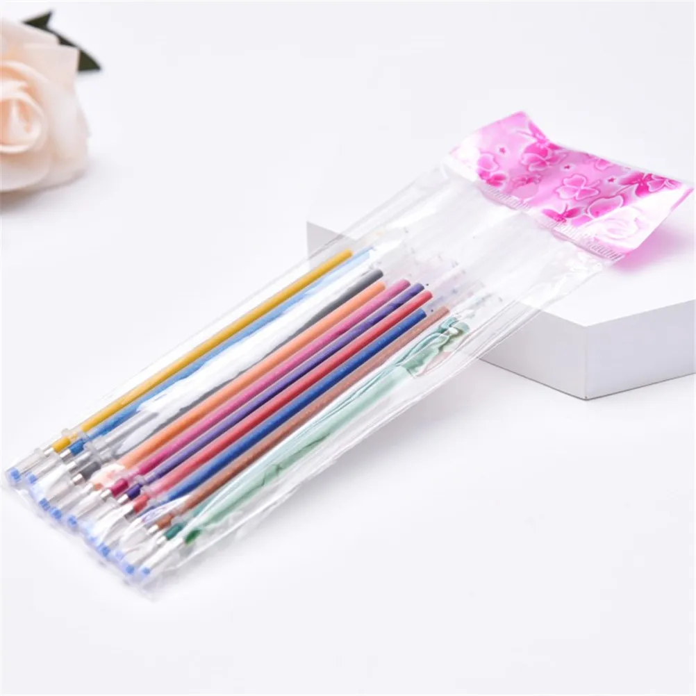 

48 Colors Gel Pens Refills Rollerball Pastel Neon Glitter Sketch Drawing Pen Set Markers Marker Manga Aquarela Capinhas