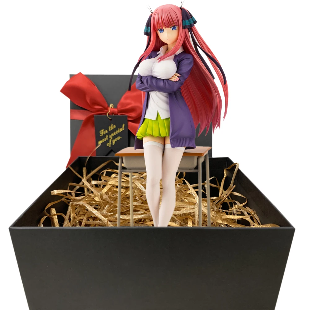 

Hentai Figure Nakano Nino 21CM Lewd Anime Character Collectible Doll Model Gift Toy.