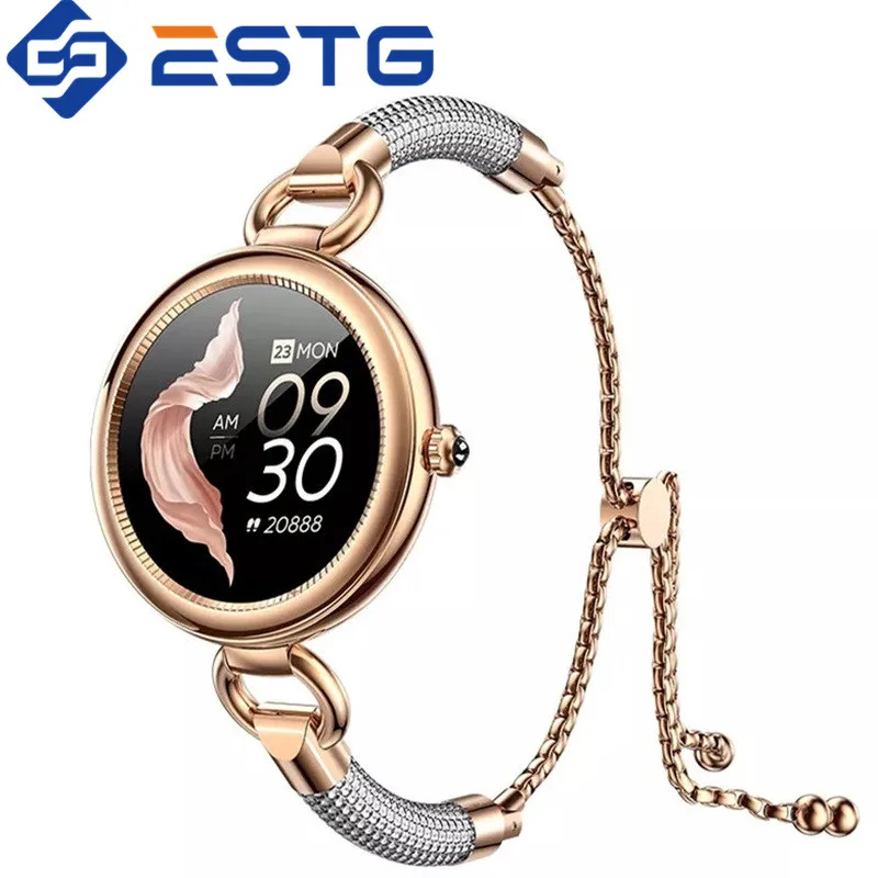 

Smart Watch GT01 Luxury Fashion Women Smartwatch Heart Rate Monitoring Trendy Ladies Women Bracelet Sports Fitness Wristwatch