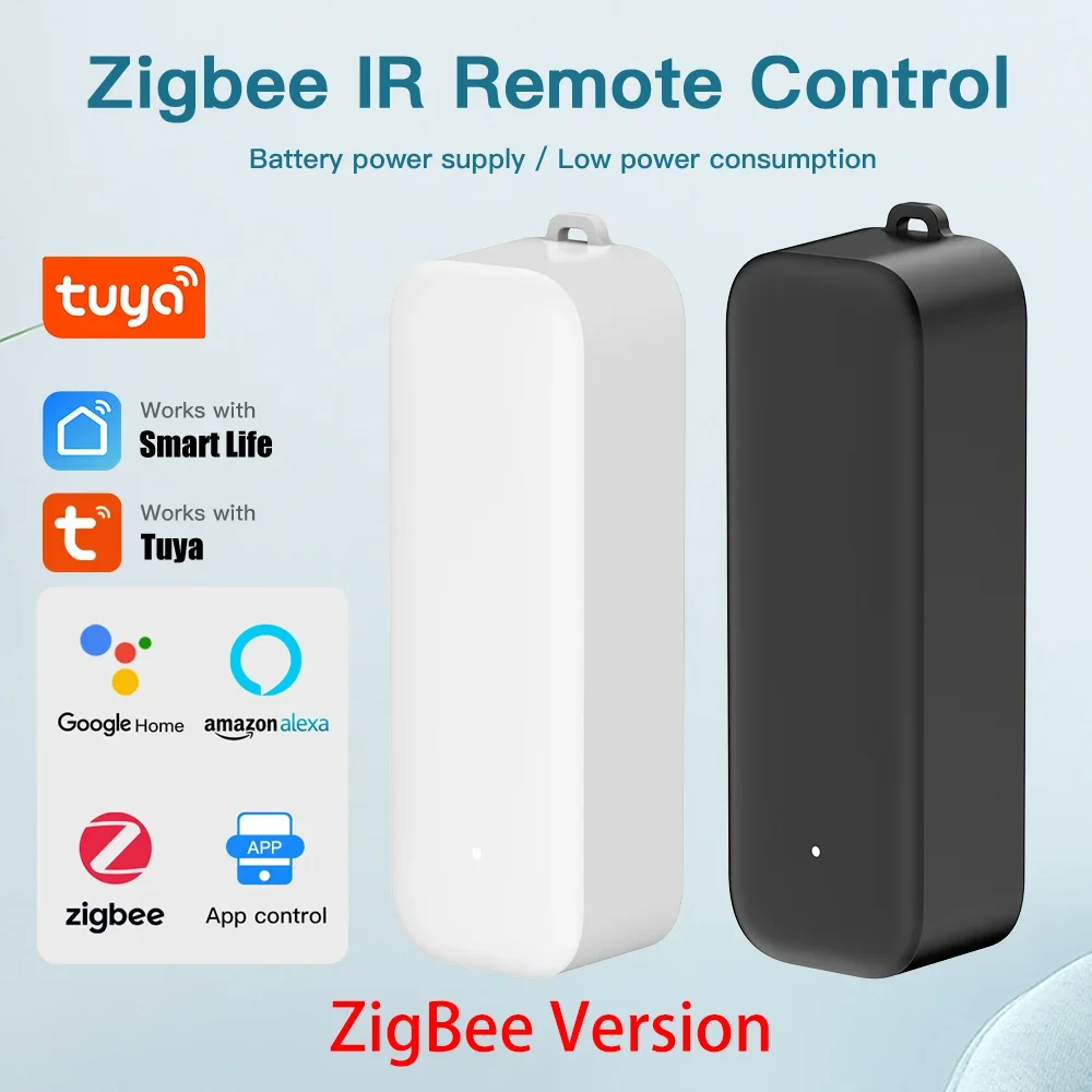Фото Tuya Zigbee ИК-пульт дистанционного управления Smart Universal Инфракрасный порт для управления умным домом для телевизора DVD AUD AC работает с Alexa Google Home №1