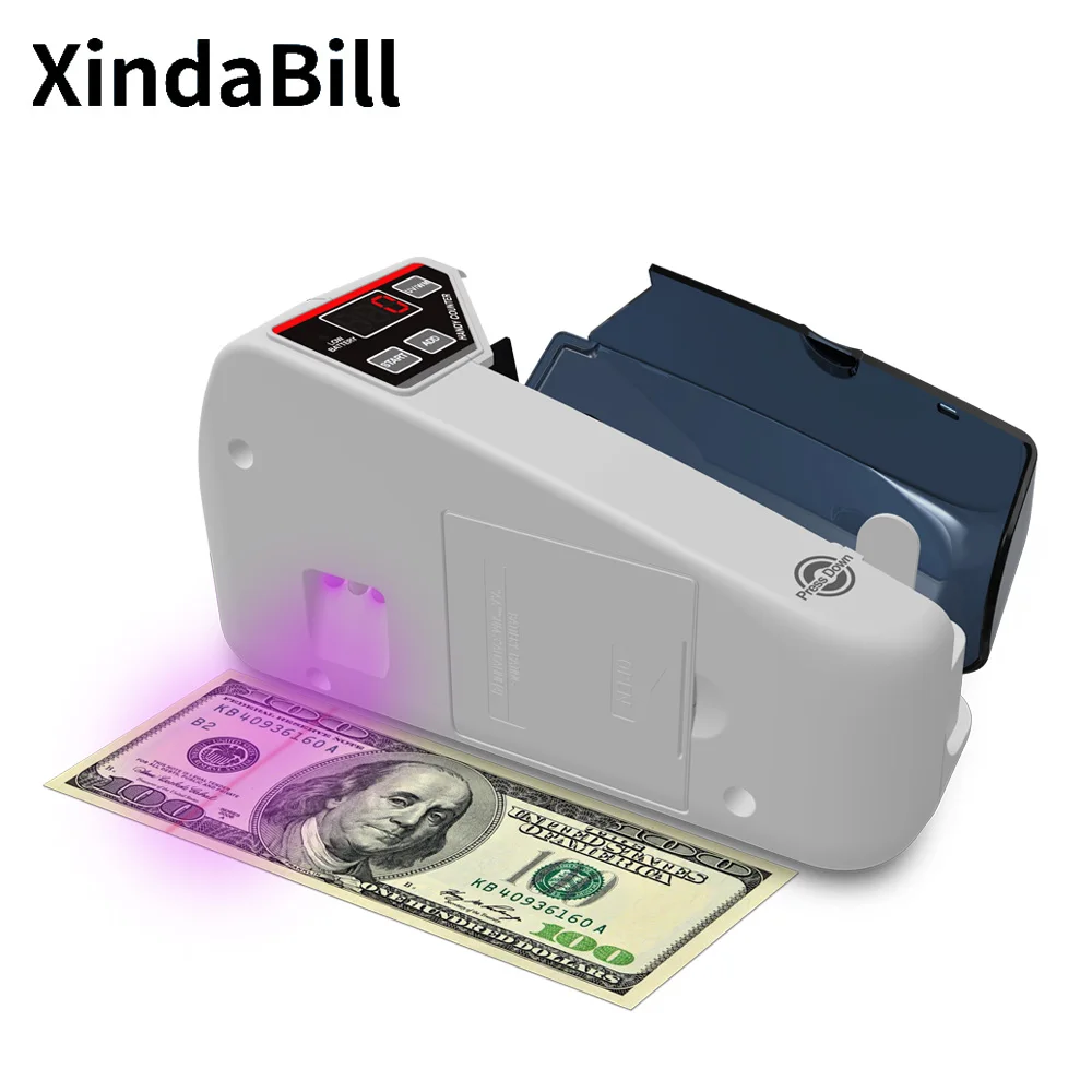 Online V40 Mini taşınabilir kullanışlı para sayma makinesi makinesi para nakit sayma makinesi banknot sayma,