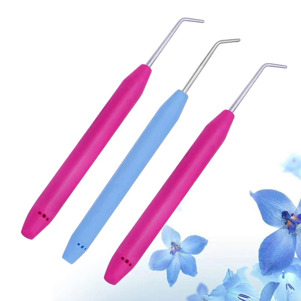 

3 Pcs Knitting Looms Plastic Yarn Needle Metal Crochet Hook Tool Knitter Loom Hooks Crochet Hooks Soft Grip
