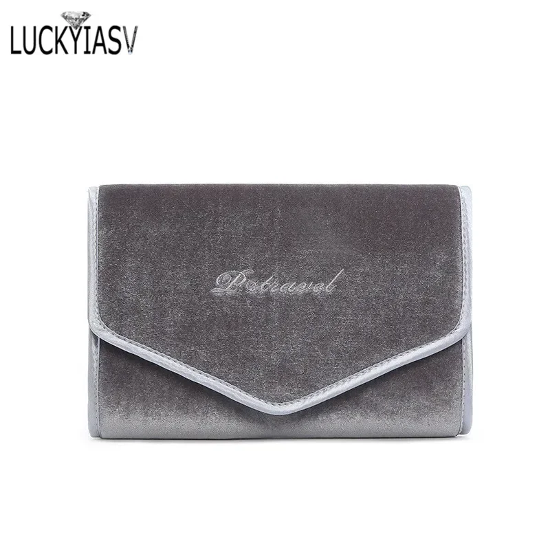 

Складная бархатная сумка для хранения ювелирных изделий luckyiasv