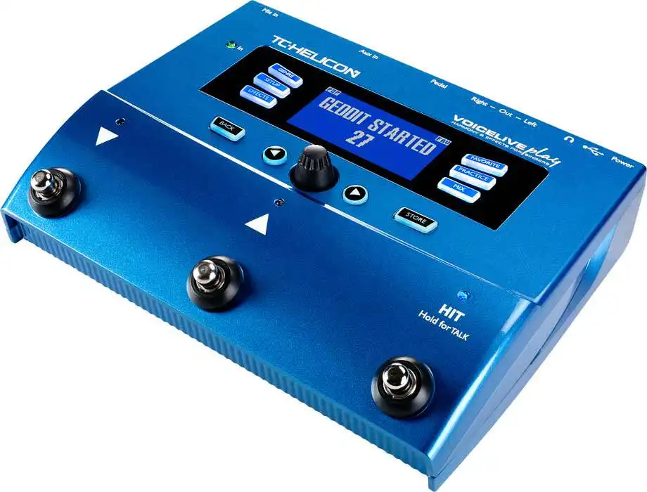 Фото TC-Helicon VoiceLivePlay: Вокальные эффекты, автоматическая гармонизация, исправление вокала и гитарных аккордов для артистов №2